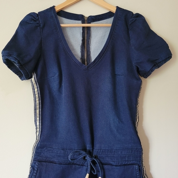 Pitbull Jeans Women's Denim Jumpsuit Brazilian Butt Lifter Size 6 - Picture 5 of 11